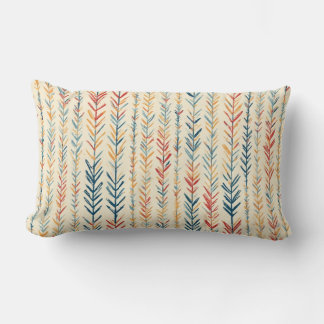 Lumbar Tiras de agujas de pino pintadas - Cojín decorativ