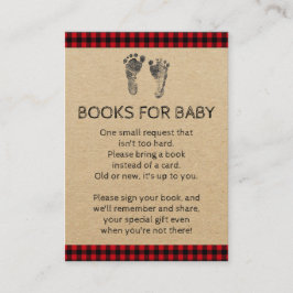 Lumberjack Trae Un Libro De Tarjetas Baby Shower