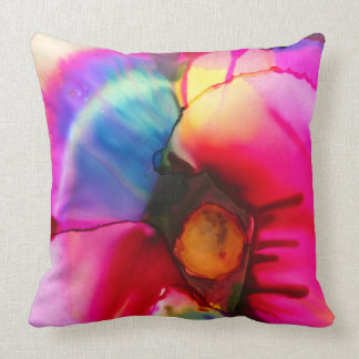 Luminosa almohada con diseño de artística floral 2
