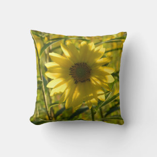 Luminosa almohada de girasol