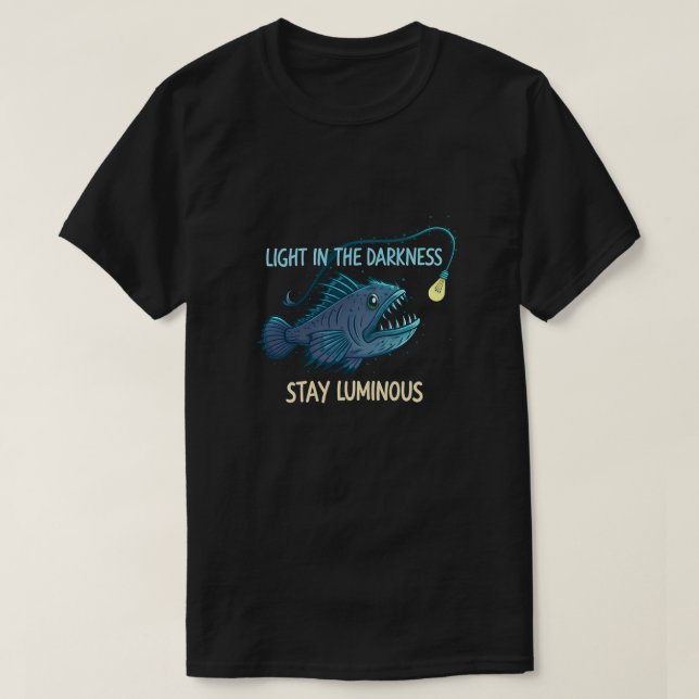 Luminosa camiseta de Anglerfish Nightlight - Be th (Diseño del anverso)