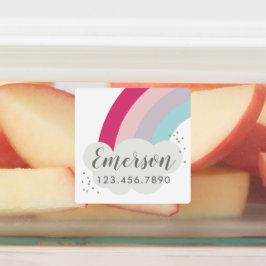 Luminosa etiqueta de pegatina impermeable para niñ