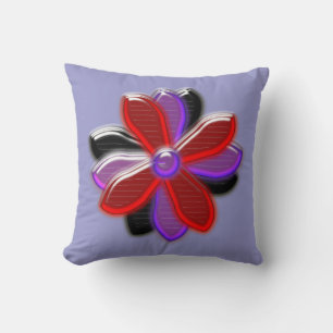 Luminoso almohada de flores de margarita