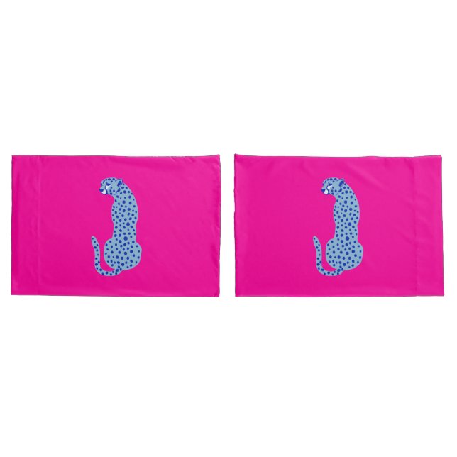 Luminoso conjunto de Fundas de almohadas chitas mo (Reverso-Set)