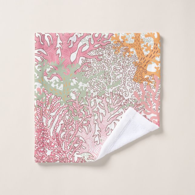 Luminoso patrón marino sin costura  (Toallita)