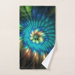 Luminous Fantasy Flower, Colorful Abstract Fractal