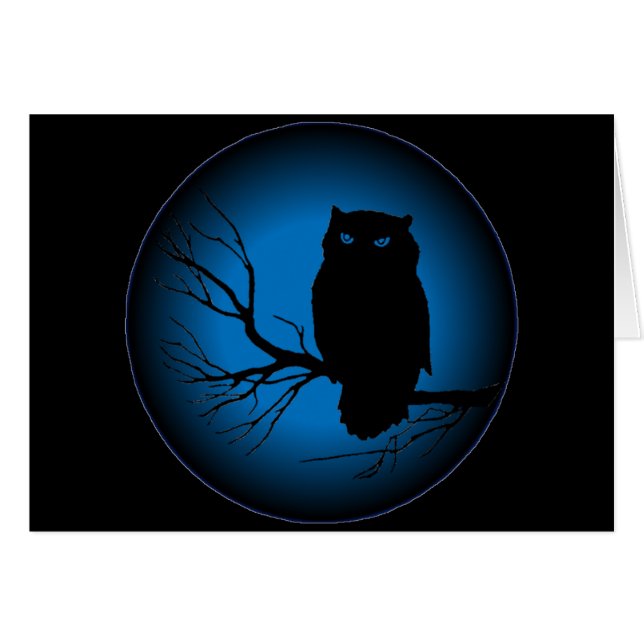 Luna Azul de búho fantasmal (Anverso (Horizontal))