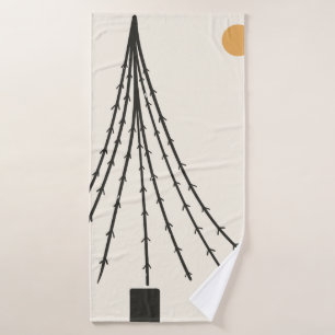 Luna de árbol abstracto