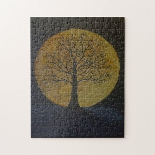 Luna de cosecha - Rompecabezas (Vertical)
