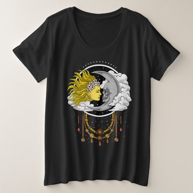 Luna de cráneo celestial (Anverso del diseño)