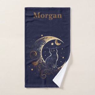 Luna de gato místico - Regalo Celestial personaliz