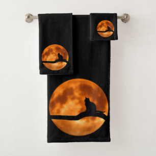 Luna de Naranja de gato negro