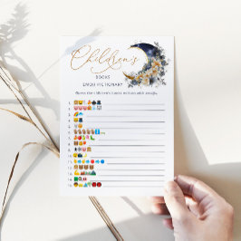 Luna de oro de la marina Niños libros tarjeta de j