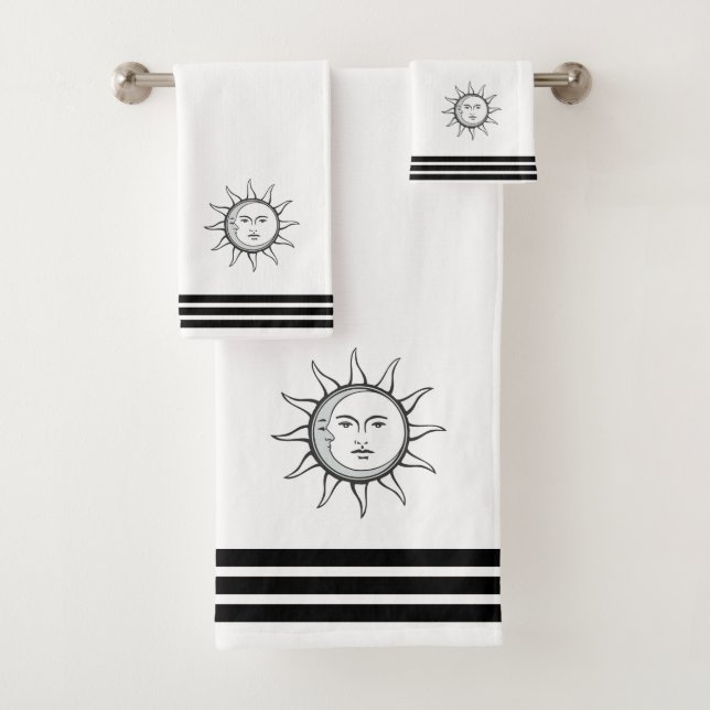 Luna de sol personalizada y tres franjas negras en (In situ)