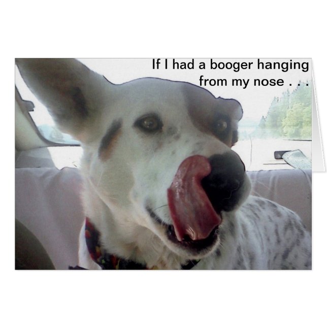 Luna Dice Que Si Tuviera Un Booger Colgando De Mi  (Anverso (Horizontal))