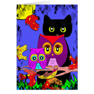 Luna divertida Creationarts de la caída del gato