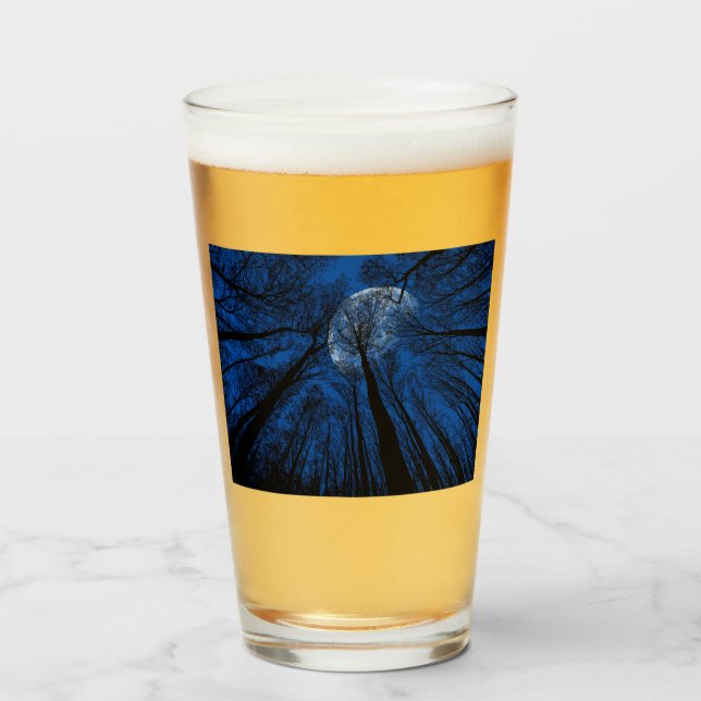 Luna en el cielo nocturno (Anverso (lleno))