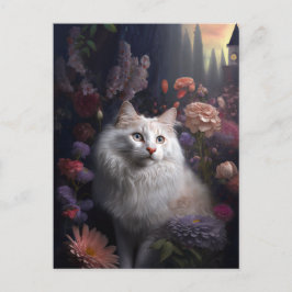 Luna la postal turca del gato angora