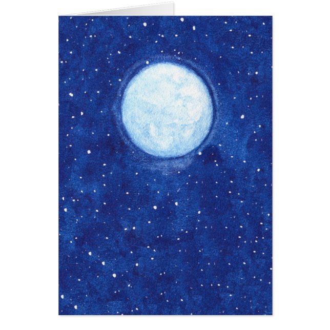 Luna Llena de la acuarela (Frente)