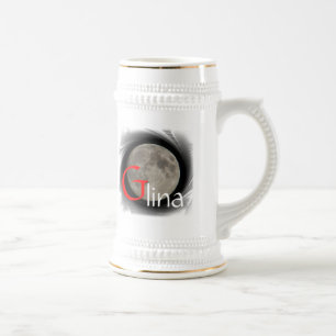 Luna, Lune, Luna, Glina, Moon taza
