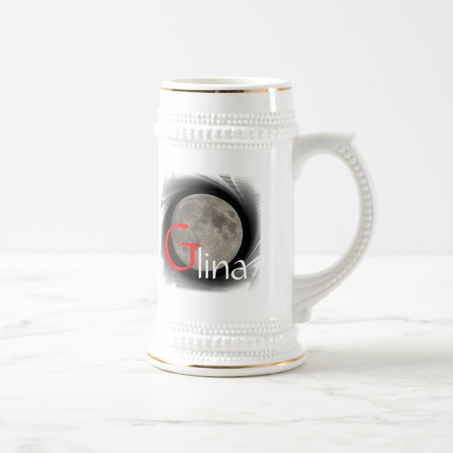 Luna, Lune, Luna, Glina, Moon taza (Derecha)