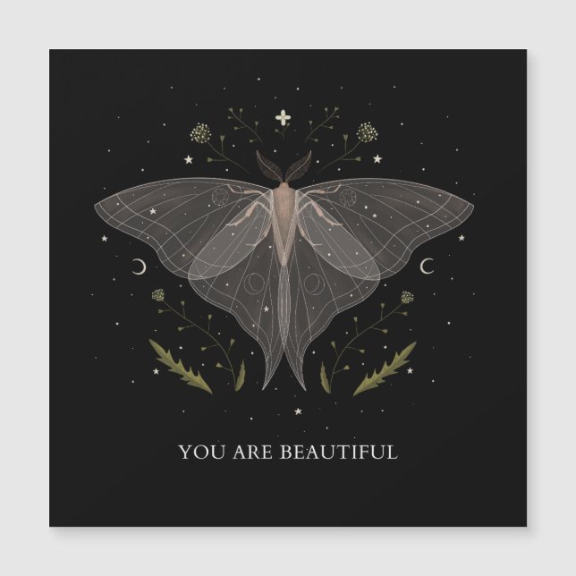 Luna Moth- Eres hermosa (Anverso)