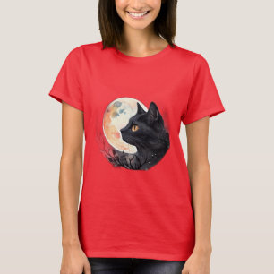 Luna Roja con diseño artístico de camisetas para g