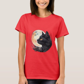 Luna Roja con diseño artístico de camisetas para g