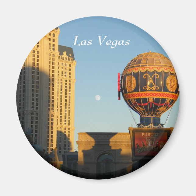 Luna sobre el imán de Las Vegas (Frente)