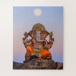 Luna sobre Ganeshji, Puzzle de 16x20 Jigsaw 2