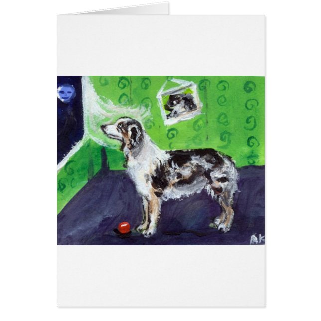 Luna sonriente de Merle de los sentidos (Frente)