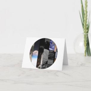 Luna — Tarjeta de Felicitación Mosaico