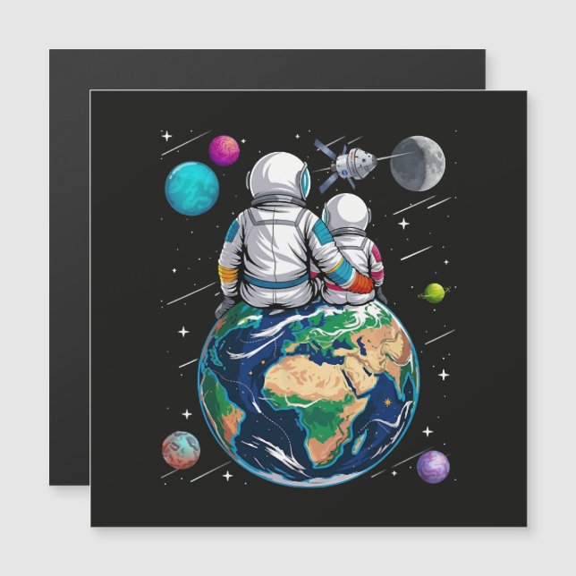Luna y astronauta (Anverso/Reverso)
