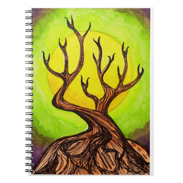 Luna y cuaderno del árbol (Frente)