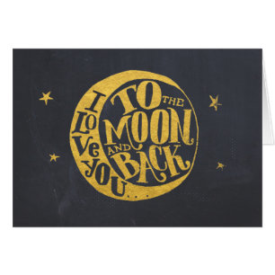 Luna y estrellas te aman con cariño