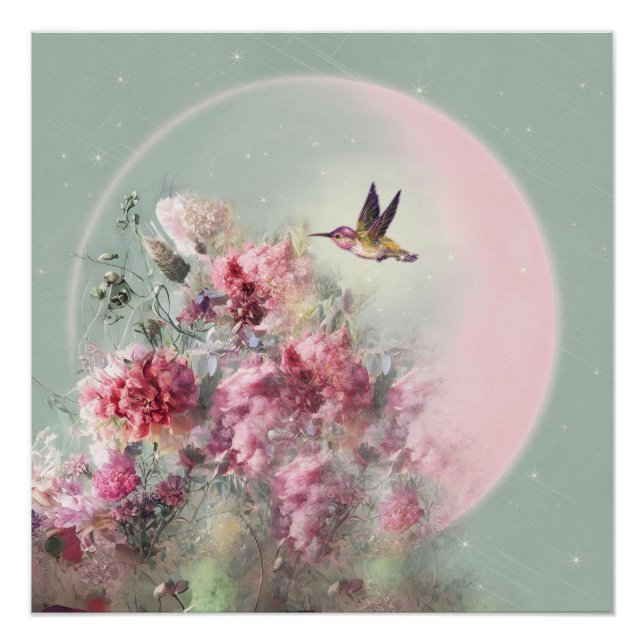 Luna Y Flores - Poster (Anverso)