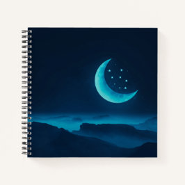 Luna y Montañas del Cuartel Azul | Cuaderno