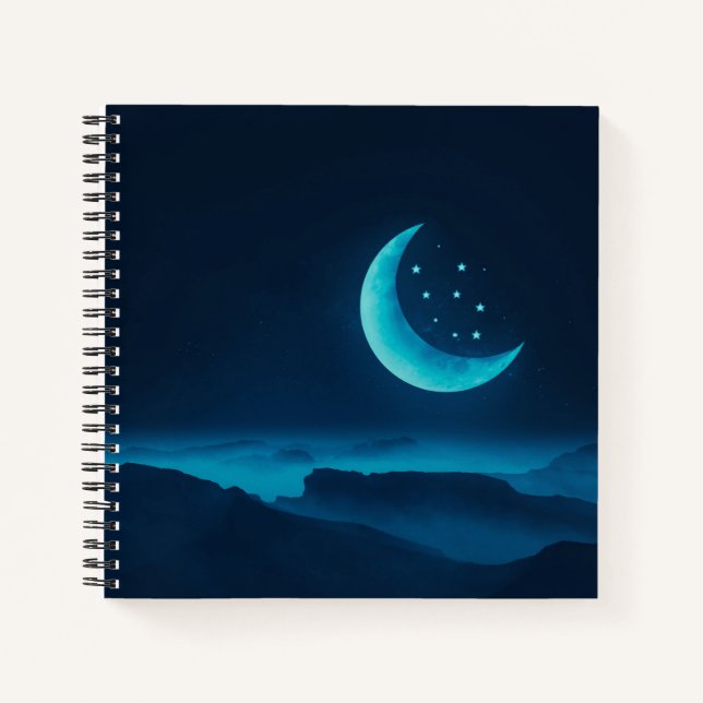 Luna y Montañas del Cuartel Azul | Cuaderno (Anverso)