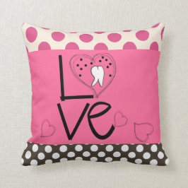 Lunares dentales de la almohada del arte del