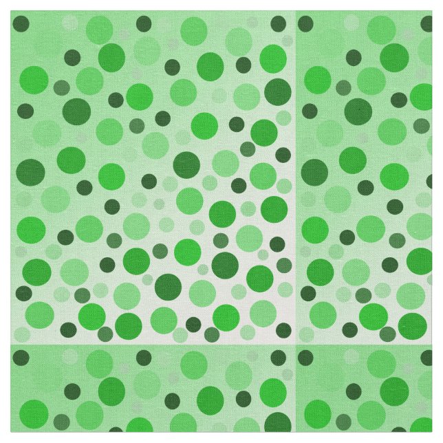 Lunares Verde Menta, Tela (De cerca)