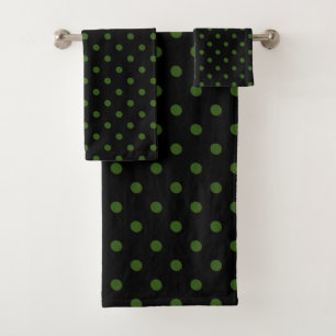 Lunares verde negro