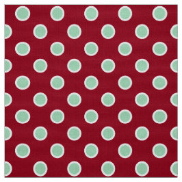 Lunares verdes claros en la tela marrón del