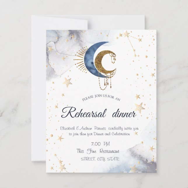 Lunas Celestiales, Invitación de Estrellas (Anverso)