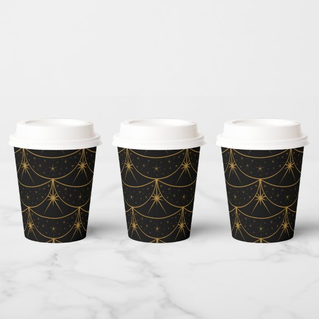 Lunas y estrellas 8 oz. Vasos de Papel (Multi)