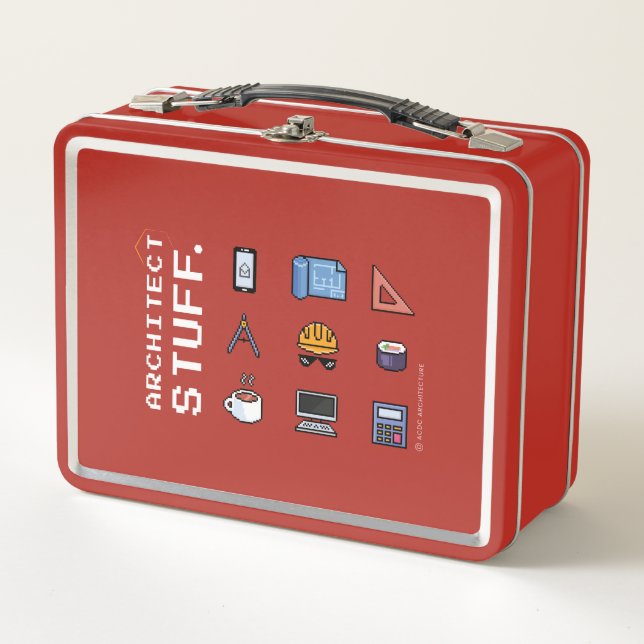 Lunch box en métal Architect Stuff (Anverso)