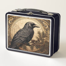 Lunchbox Art Nouveau Crow
