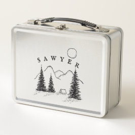 Lunchbox de Camping Boy personalizado - inoxidable