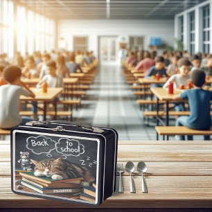 Lunchbox de gato de cazador de ratón