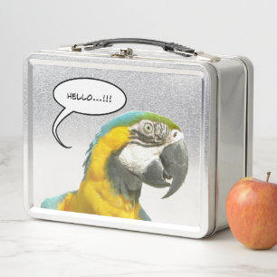 Lunchbox de loro de loro de lóbulos divertidos