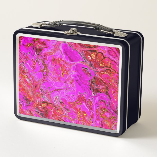 Lunchbox de Swirl Hot Pink and Magenta (Anverso)